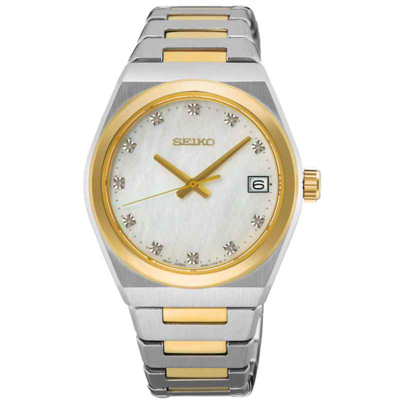 Seiko SUR604P1 Damenuhr Klassik Quarz Zweifarbig 4954628255891
