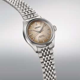 Seiko SPB523J1 Presage Wristwatch Automatic Steel/Light Brown