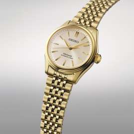 Seiko SPB524J1 Presage Unisex-Uhr Automatik Goldfarben