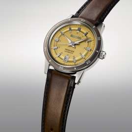 Seiko SRPL75J1 Presage Style 60's Herren-Armbanduhr Automatik Braun