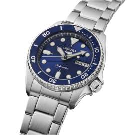 Seiko SRPL77K1 Sports Unisex-Armbanduhr Automatik Blau 38 mm