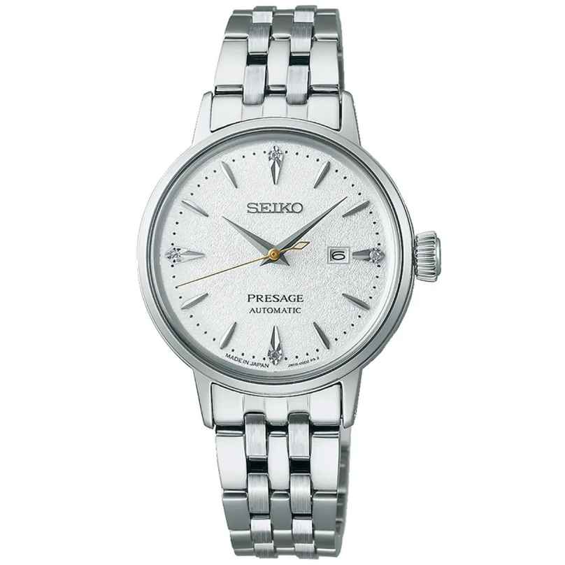 Seiko SRE017J1 Presage Damenuhr Automatik Silberfarben 4954628255679