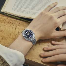 Seiko SRE021K1 5 Sports Damenuhr Automatik Dunkelblau