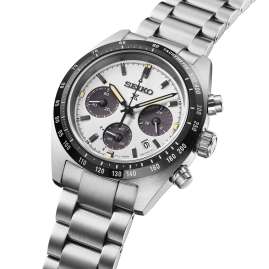 Seiko SSC961P1 Prospex Speedtimer Herrenuhr Solar 39 mm Weiß