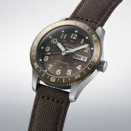 Seiko HDB009K1 Men´s Automatic Wristwatch Dark Brown