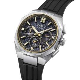 Seiko HAB003J1 Astron GPS Solar Men's Wristwatch Chronograph Two-Tone