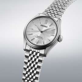 Seiko HCC001J1 Presage Herrenuhr Automatik Silberfarben