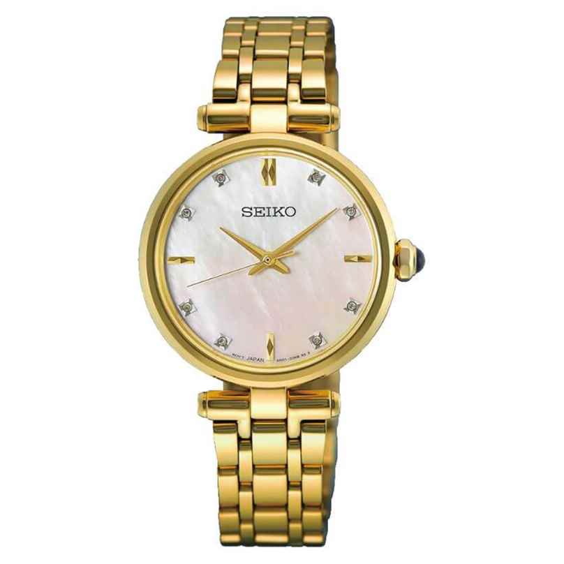 Seiko HGH008P1 Damen-Armbanduhr Quarz Goldfarben 4954628259417
