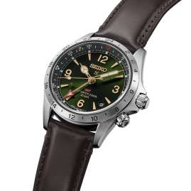 Seiko HBC007J1 Prospex Land Alpinist Automatikuhr GMT Braun/Grün