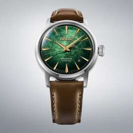 Seiko HCB002J1 Presage Herrenuhr Automatik Cocktail Time Braun/Grün