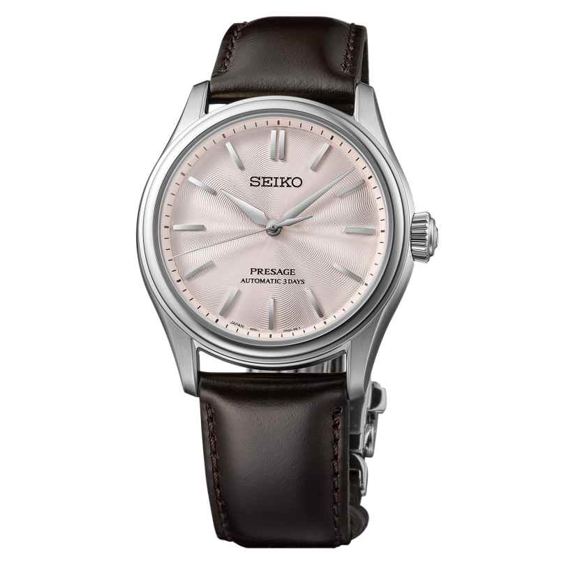 Seiko HCC003J1 Presage Automatik Herrenuhr Classic Braun/Rosa 4954628259011