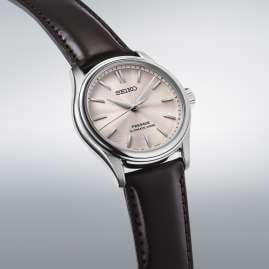 Seiko HCC003J1 Presage Automatik Herrenuhr Classic Braun/Rosa