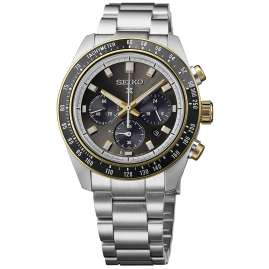 Seiko HBJ002P1 Prospex Speedtimer Herren-Solaruhr Chronograph Bicolor