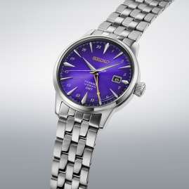 Seiko HCB006J1 Presage Herrenuhr Automatik GMT Cocktail Time Lila LE