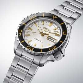 Seiko HDB004K1 5 Sports Herren-Automatikuhr Bicolor