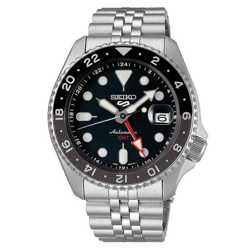 Seiko 5 Sports SSK001K1 Men's Watch Automatic GMT Steel/Black 4954628247100