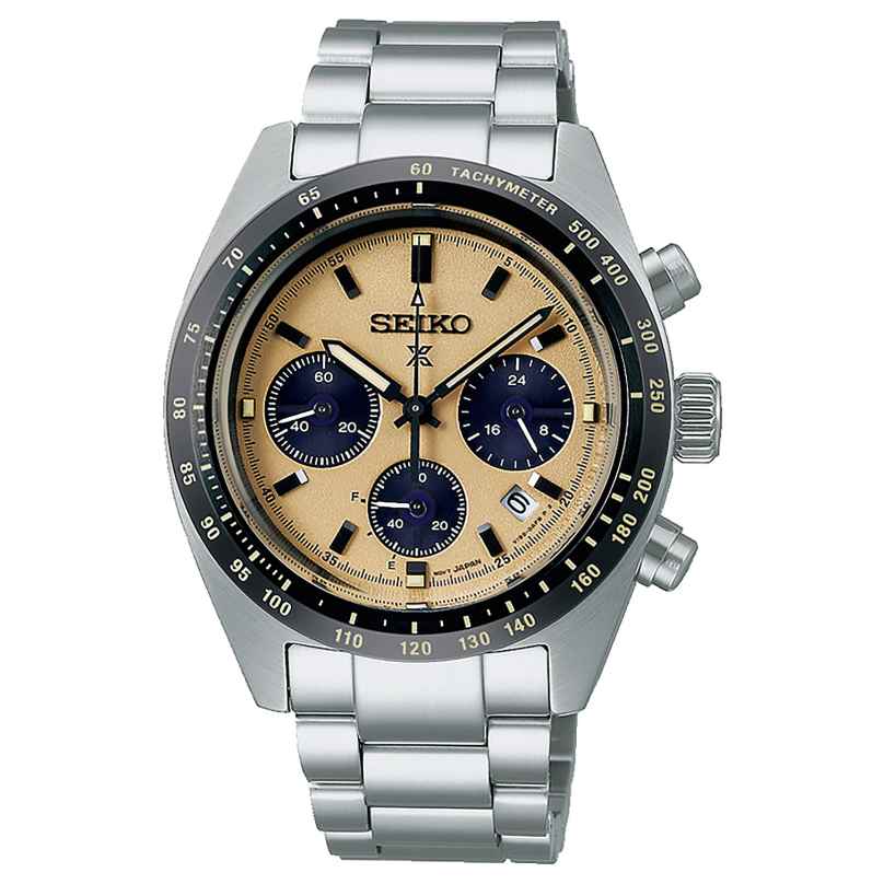 Seiko SSC817P1 Prospex Speedtimer Men's Wristwatch Solar Beige 4954628244543