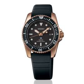Seiko SNE586P1 Prospex Sea Solar Diving Watch Rose Gold Tone/Black