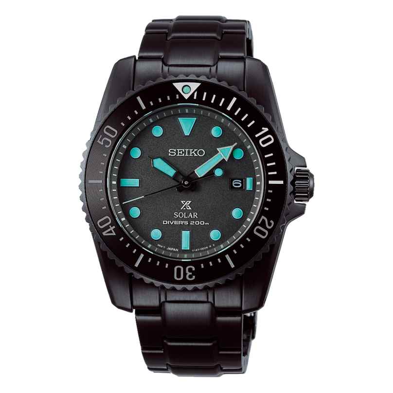 Seiko SNE587P1 Prospex Sea Solar Diving Watch Black Series Limited Edition 4954628246127
