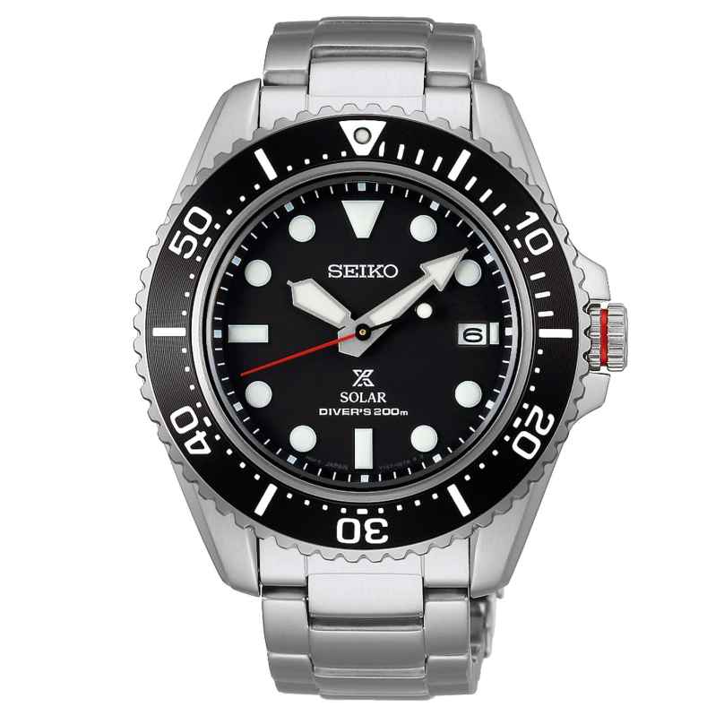 Seiko SNE589P1 Prospex Sea Men's Watch Solar Diving Watch Black 4954628246752