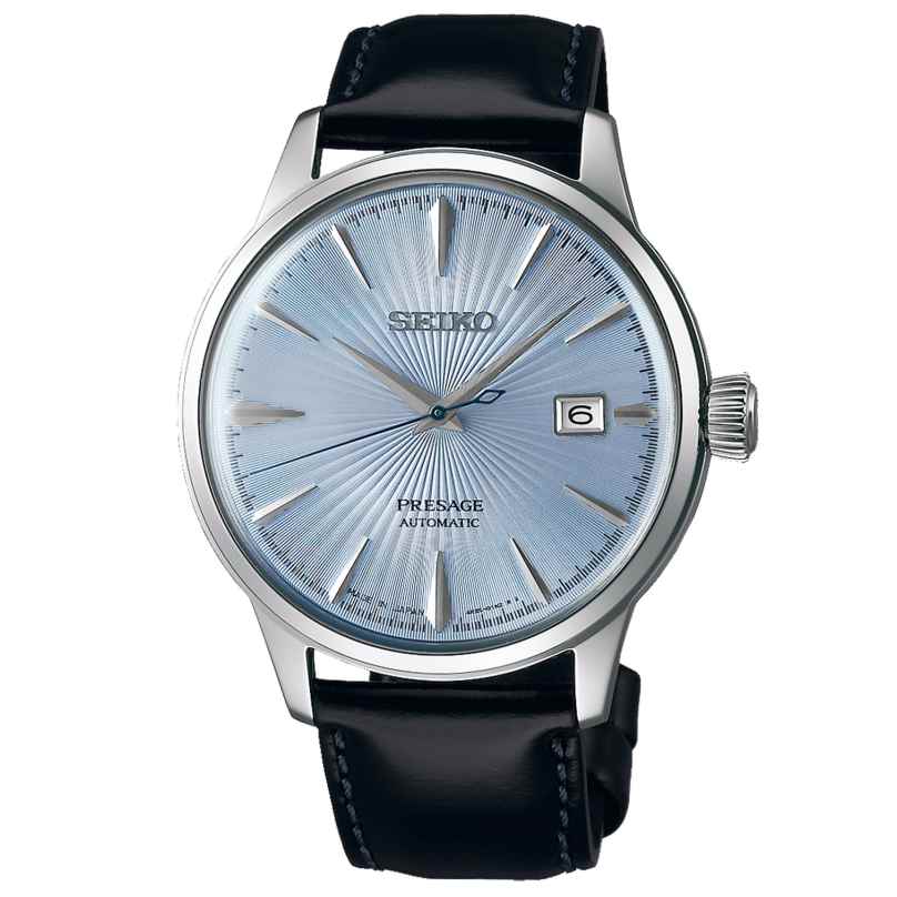 Seiko SRPB43J1 Presage Automatic Herrenuhr silber / hellblau 4954628214591