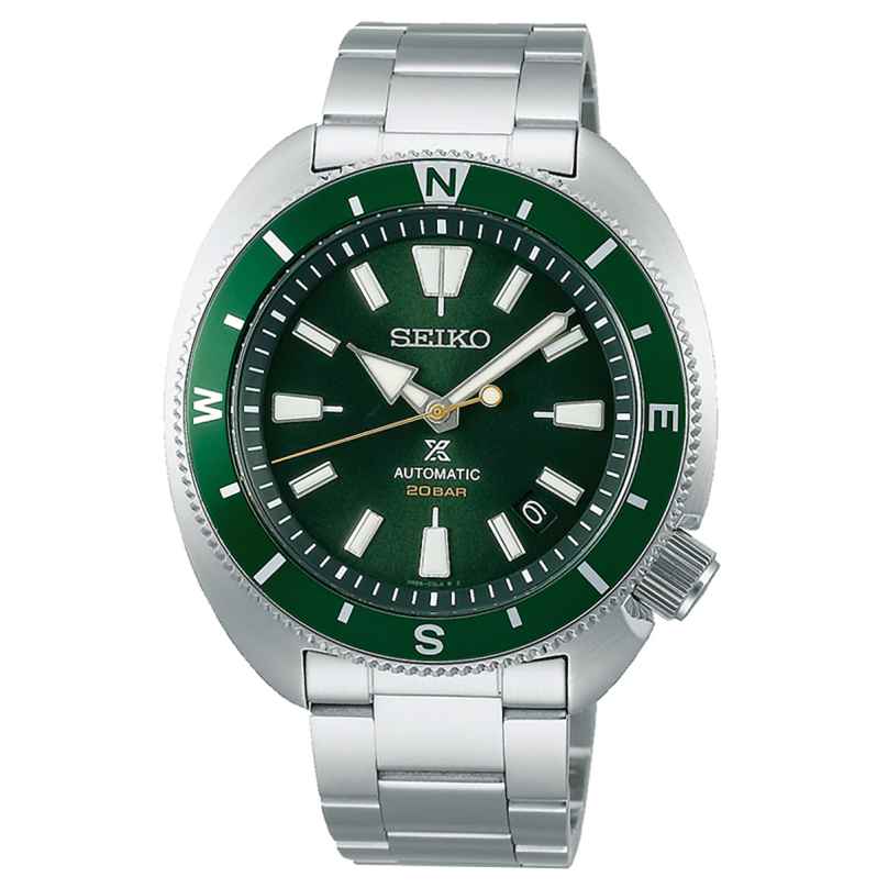 Seiko SRPH15K1 Prospex Land Men's Automatic Watch Steel/Green 4954628243409