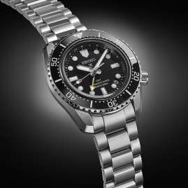 Seiko SPB383J1 Prospex Sea Men's Watch Automatic GMT Black