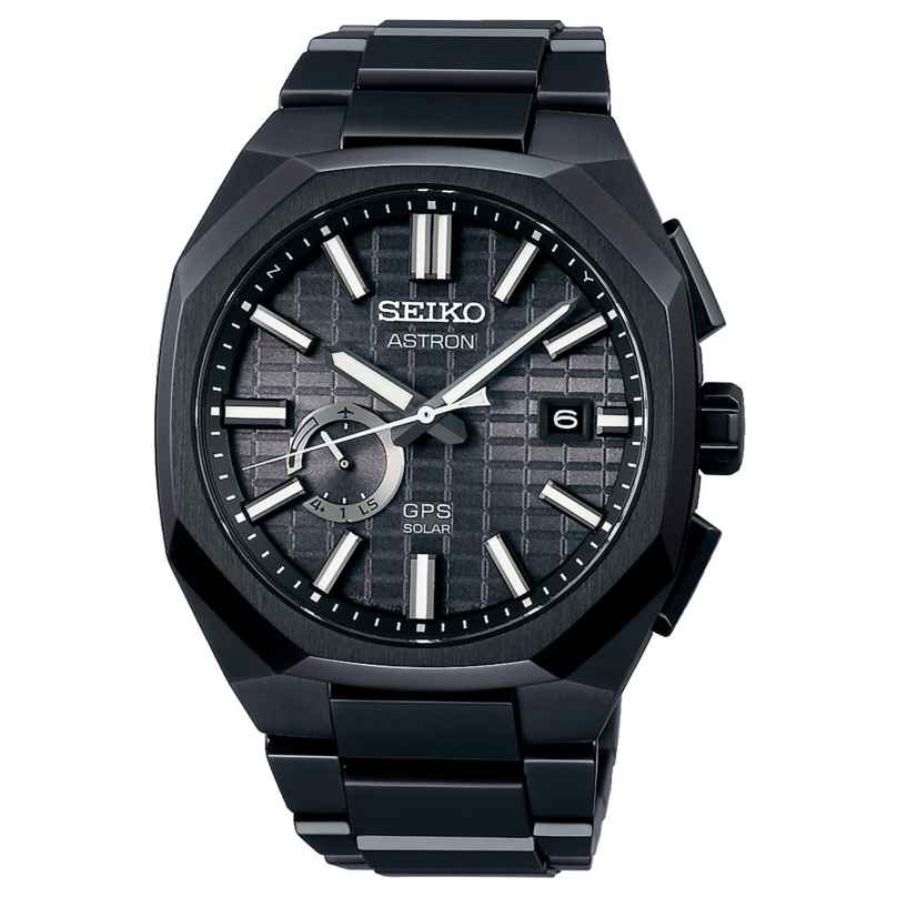Seiko SSJ015J1 Astron GPS Solar Men's Watch Titanium Black 4954628249890