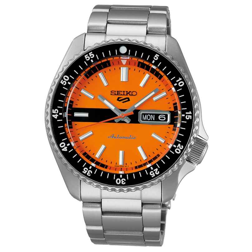 Seiko 5 Sports SRPK11K1 Herren-Armbanduhr Automatik Orange Special Edition 4954628249692