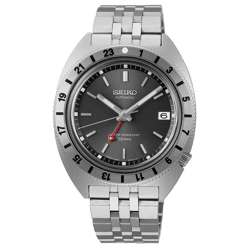 Seiko SPB409J1 Prospex Land Men's Watch Automatic GMT Steel/Anthracite LE 4954628249975