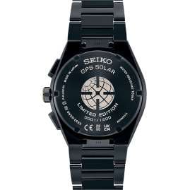 Seiko SSH145J1 Astron GPS Solar Dual Time Men's Watch Titanium LE