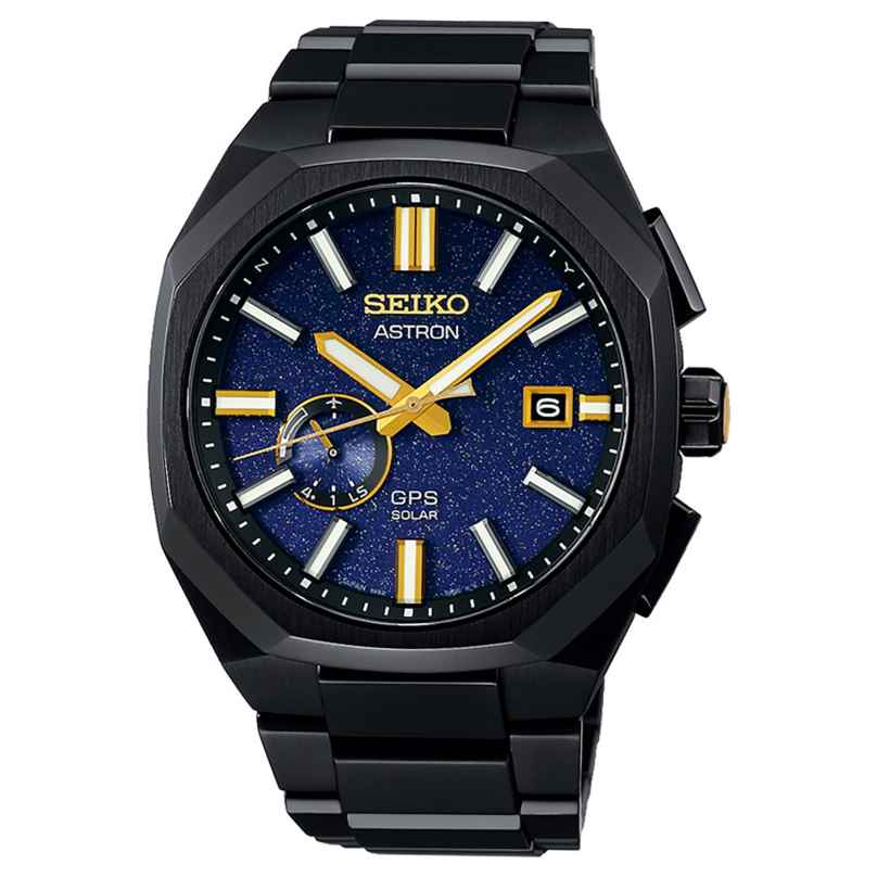 Seiko SSJ021J1 Astron GPS Solar Men's Watch Titanium Black Limited Edition 4954628252197