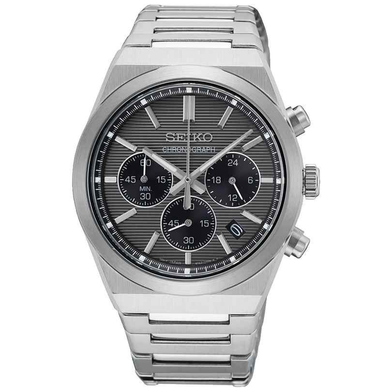 Seiko SSB455P1 Men's Wristwatch Chronograph Steel/Grey 4954628253460