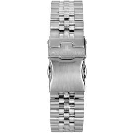 Jacques Lemans 1-2205K Herrenuhr Quarz Stahl/Schwarz 20 bar