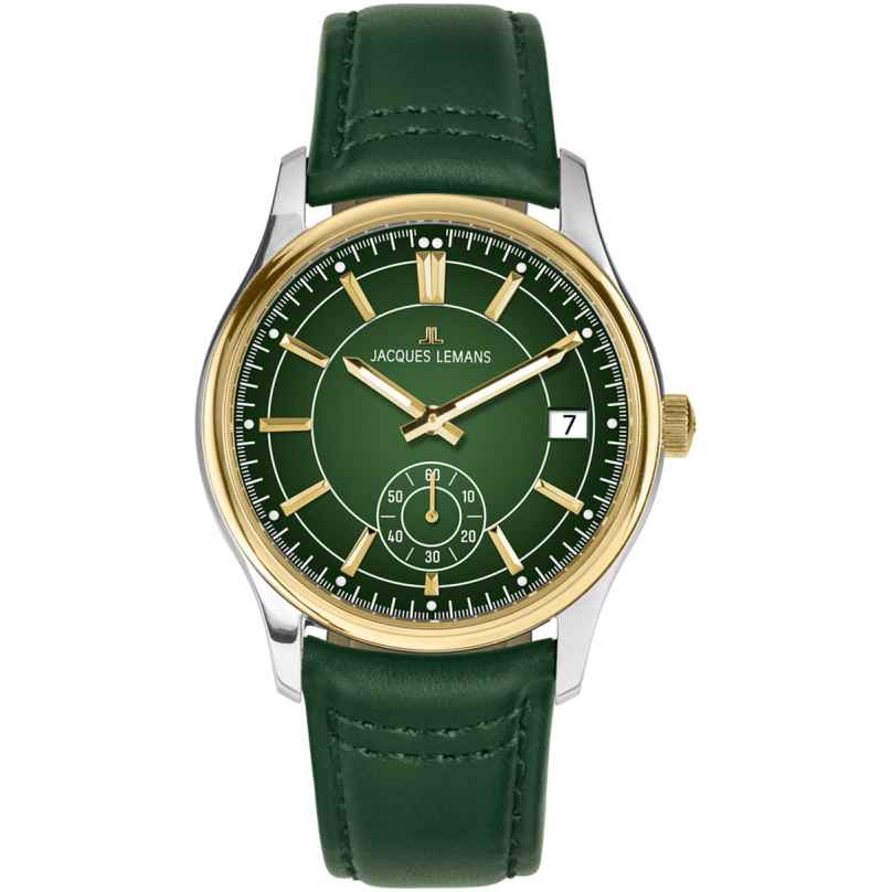 Jacques Lemans 1-2197D Men's Watch Derby Green/Two Tone 4040662184263