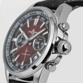 Jacques Lemans 1-2117ZP Men's Watch Chronograph Liverpool Black/Red