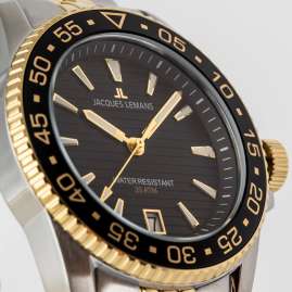 Jacques Lemans 1-2205N Herrenuhr für Taucher Liverpool Diver Bicolor 20 bar