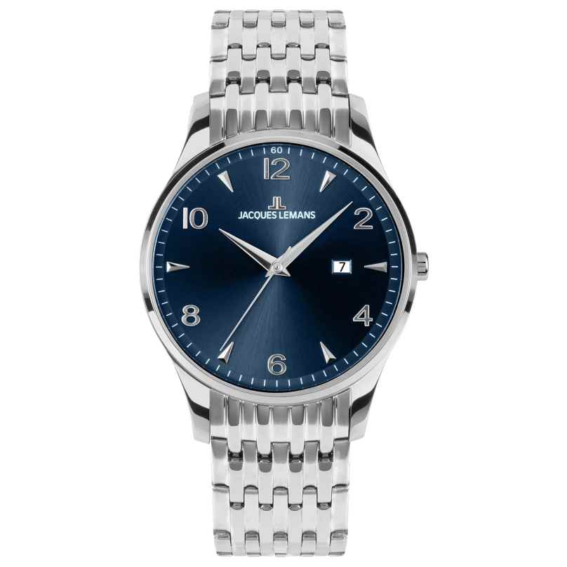 Jacques Lemans 1-2215I Herren-Armbanduhr London Blau 4040662190172