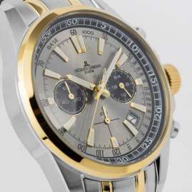 Jacques Lemans 1-2117ZM Herrenuhr Chronograph Liverpool Zweifarbig/Grau