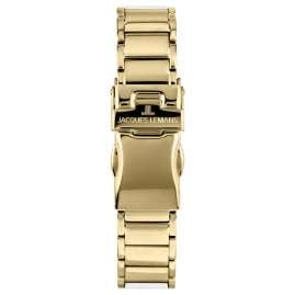 Jacques Lemans 50-7D Women's Watch Monaco Gold Tone/Ceramic White