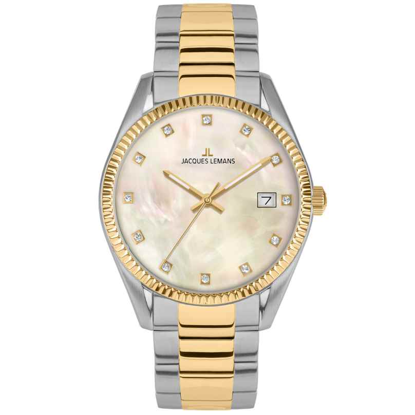 Jacques Lemans 50-4L Women's Watch Derby Two-Colour/Mother-of-Pearl 4040662180012
