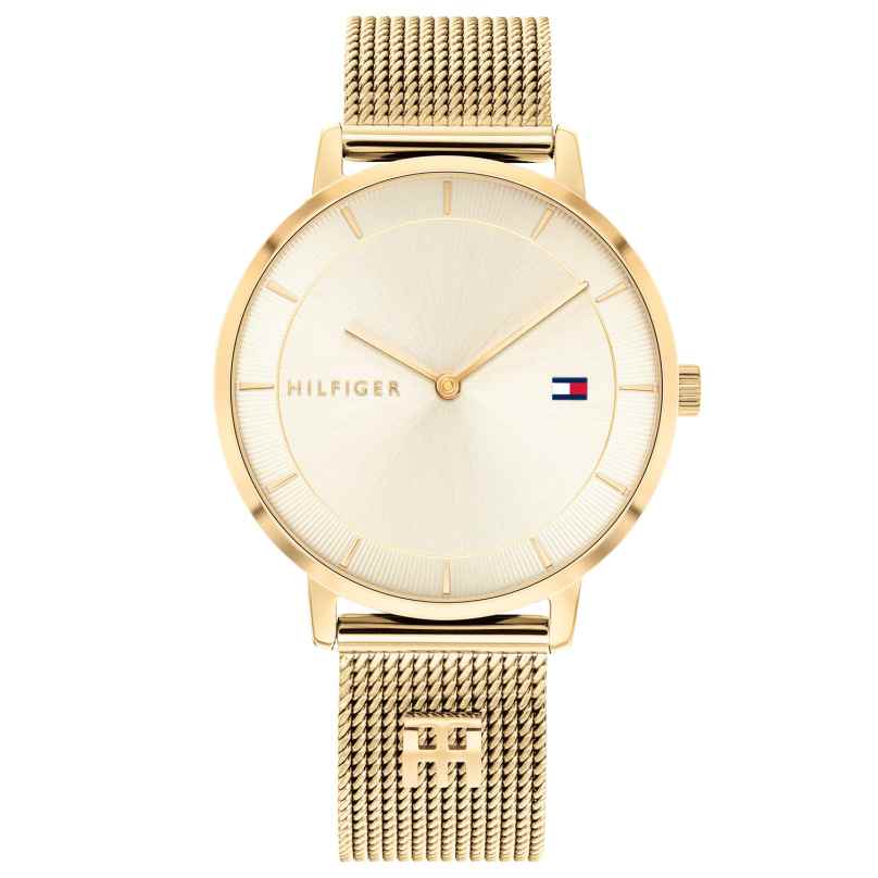 Tommy Hilfiger 1782286 Ladies' Watch Tea with Gold Tone Mesh Strap 7613272415125