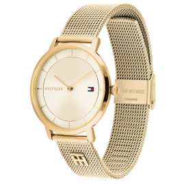 Tommy Hilfiger 1782286 Ladies' Watch Tea with Gold Tone Mesh Strap