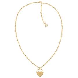 Tommy Hilfiger 2780559 Women's Heart Necklace Gold Plated Stainless Steel
