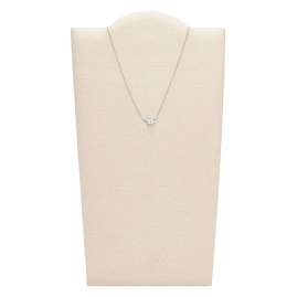 Fossil JFS00543040 Women's Necklace Lucky You Mother-of-Pearl Silver