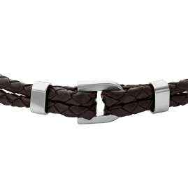 Fossil JF04203040 Men's Bracelet Heritage D-Link Brown Leather