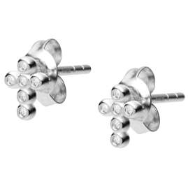Fossil JFS00544040 Women's Stud Earrings Crosses Silver