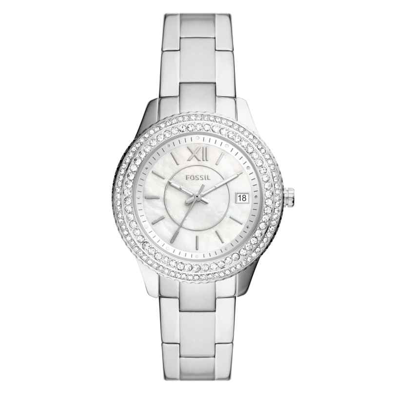 Fossil ES5130 Women's Wristwatch Stella Steel/Mother-of-Pearl 4064092100341