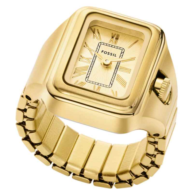 Fossil ES5343 Women's Watch Ring Raquel Gold Tone 4064092268201