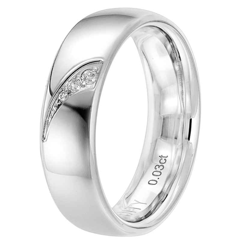 Viventy 698044 Damenring 925 Silber mit 3 Diamanten Verlobungsring Partnerring
